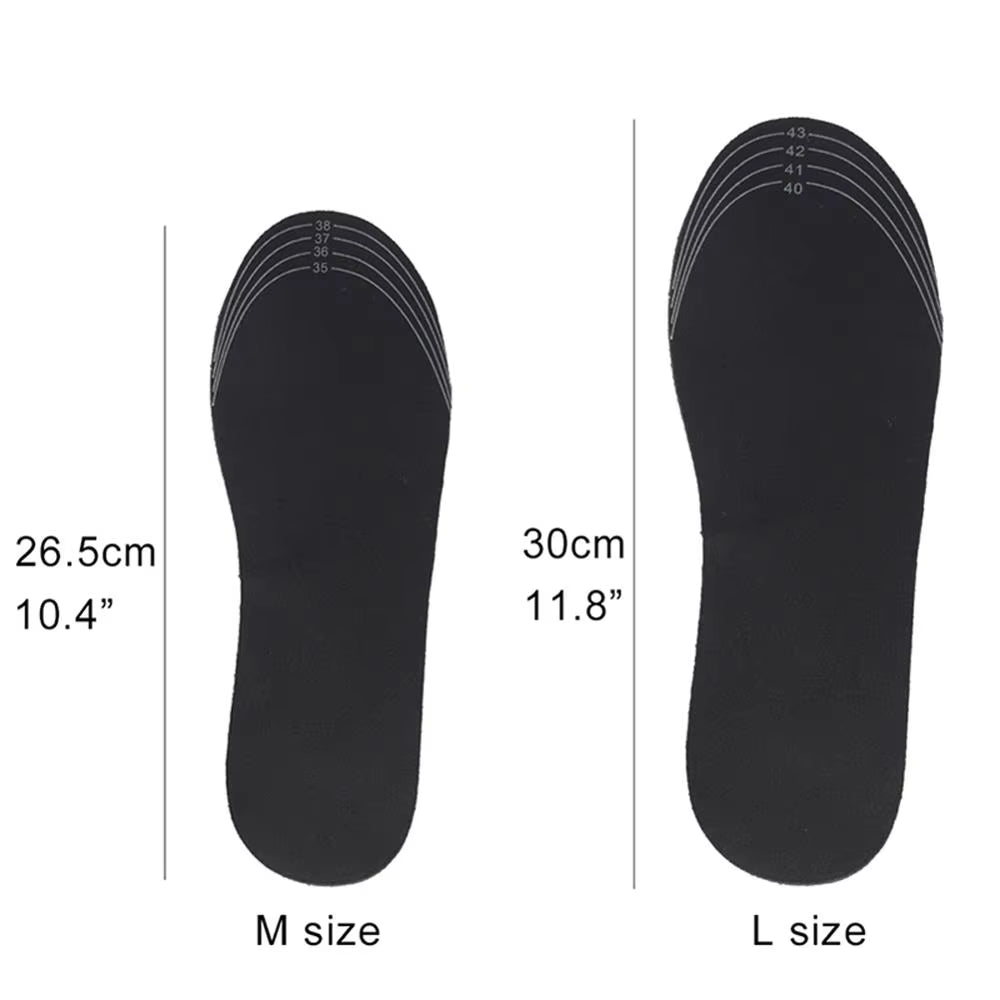 USB Heated Shoe Insoles Feet Warm Sock Pad Mat Electrically Heating Insoles Washable Warm Thermal Insoles Unisex WJ014 Insoles