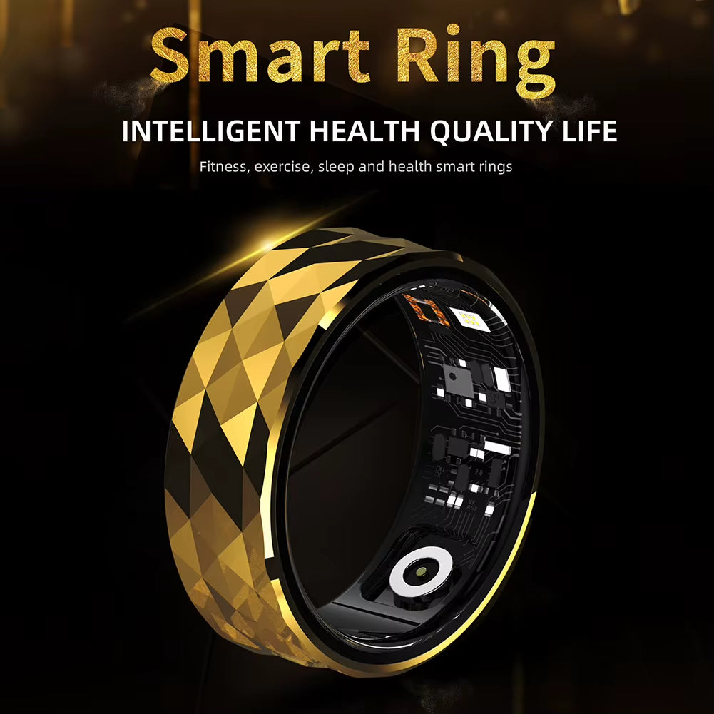 R12M Smart Ring Multi Sport Modes Sport Intelligent Health Ring Blood Oxygen Heart Rate Sleep Monitor Fitness Ring for Men Women