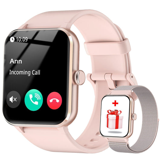 Women Alexa Smartwatch Fitness Bluetooth Call Watch for Android Iphone Samsung