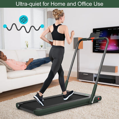 Folding Treadmill with LED Display Bluetooth Speaker