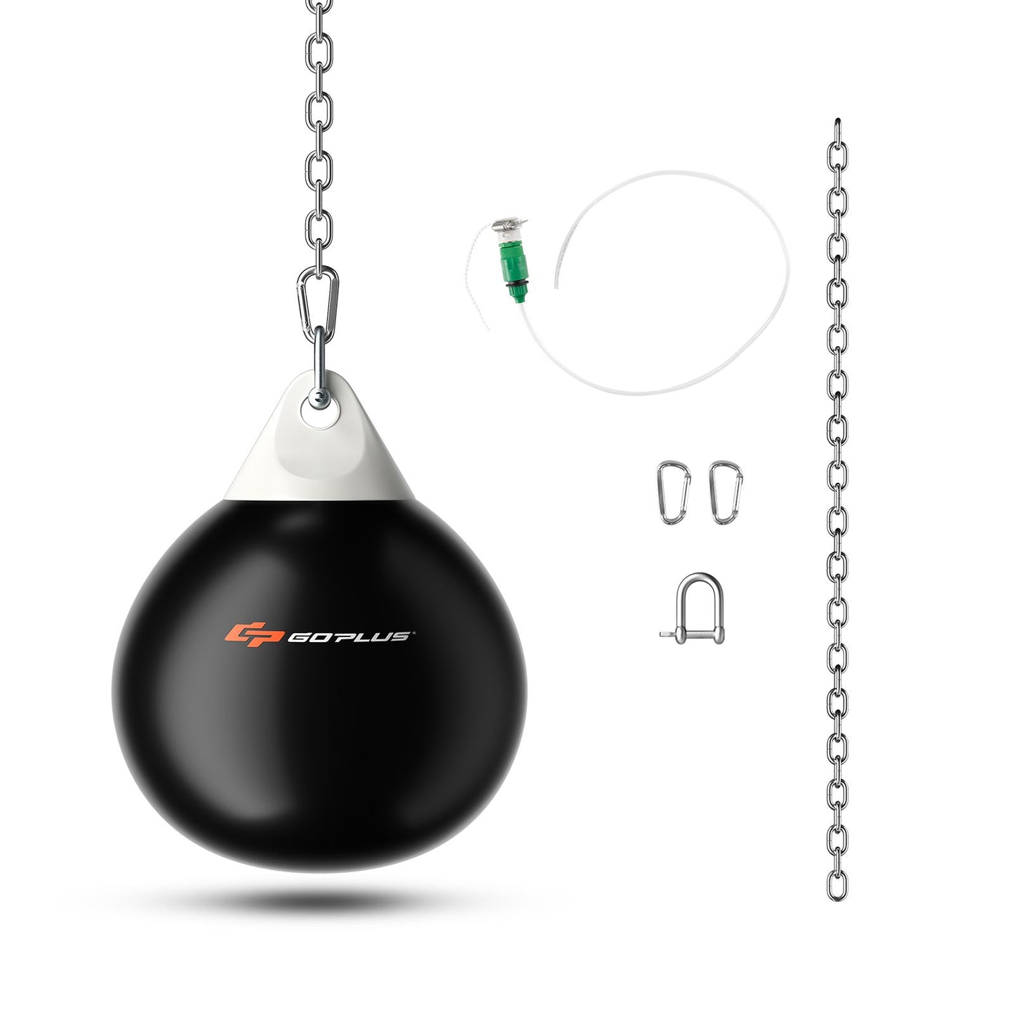 Water Punching Bag with Water Injector and Hanging Accessories