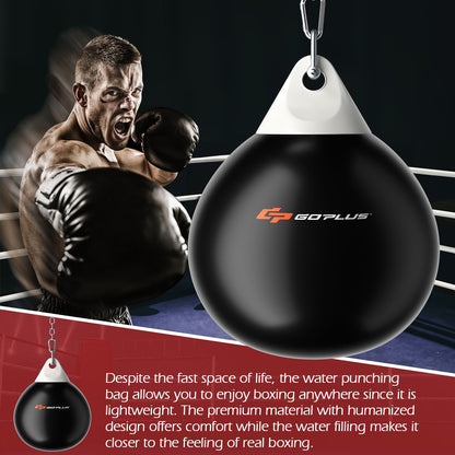 Water Punching Bag with Water Injector and Hanging Accessories