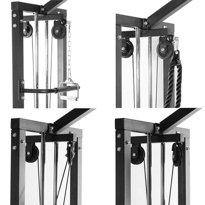 GYM MASTER 180Kg Cable Crossover Machine Equipment Pull up Multi Station Cage