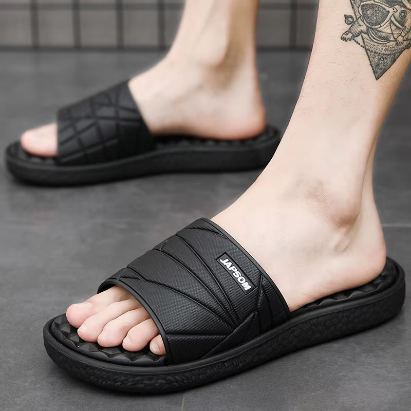 Summer Mens Foot Massage Acupressure Slippers Accupressure Home Indoor Men Slides Slide Slipper Sleepers House Room