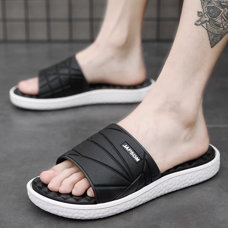 Summer Mens Foot Massage Acupressure Slippers Accupressure Home Indoor Men Slides Slide Slipper Sleepers House Room