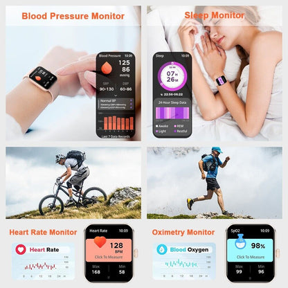 Women Alexa Smartwatch Fitness Bluetooth Call Watch for Android Iphone Samsung