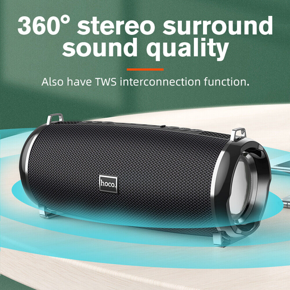 Portable RGB Speakers Wireless Bluetooth Speaker Stereo Bass Subwoofer TF/FM