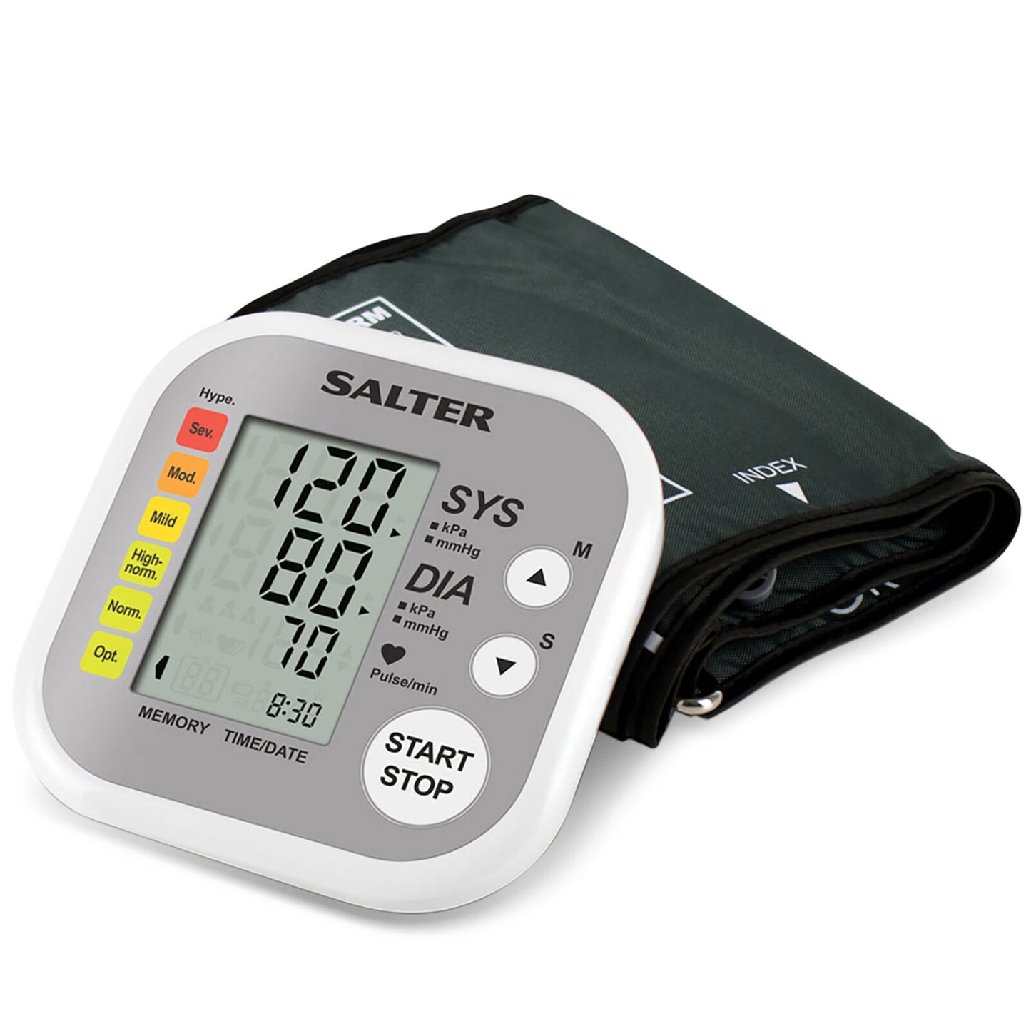 Salter Automatic Arm Blood Pressure Monitor Portable Easy to Use Big Display