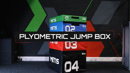 METIS Soft Foam Plyometric Jump Box Sets [5 Options] | STACKABLE GYM PLYO BOX