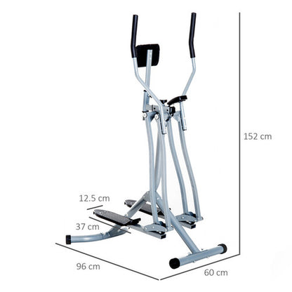 Cross Trainer Air Walker Glider Home Gym Fitness Workout Machine, Grey